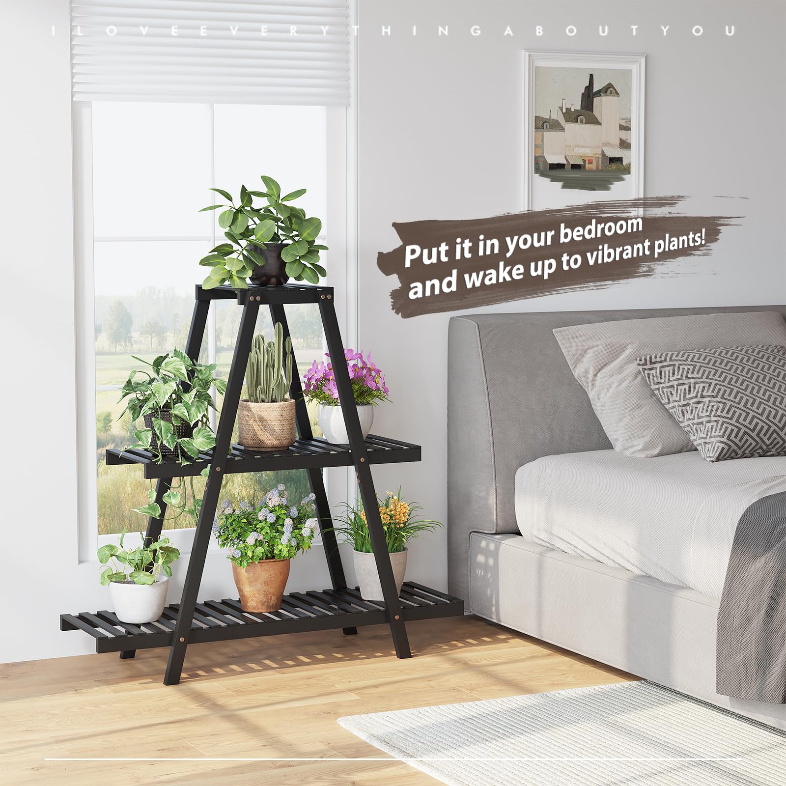 STDDRE in-use living room with mixed plants demonstrating stylish display