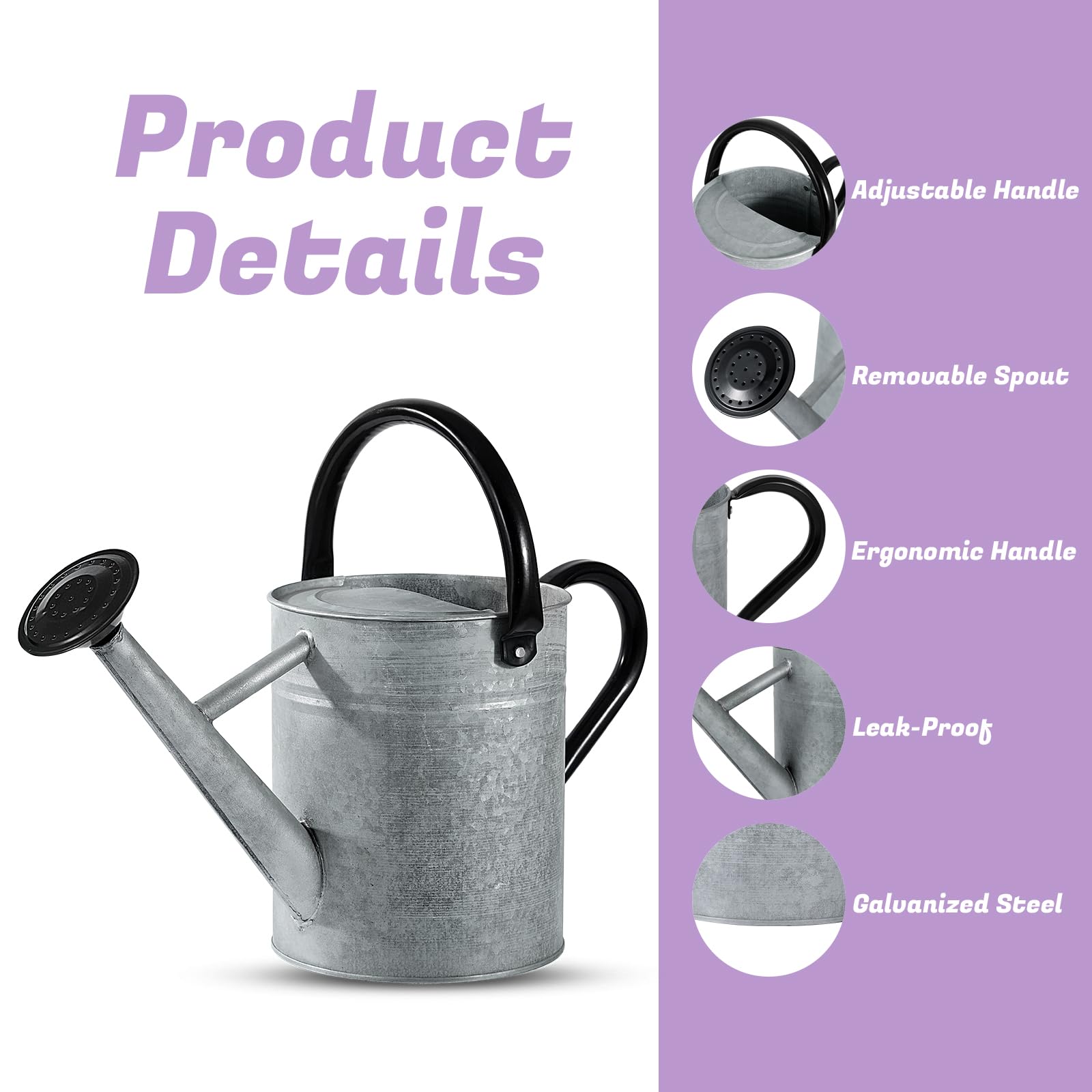 Stdemarzo handle and grip ergonomic design for reduced pouring fatigue