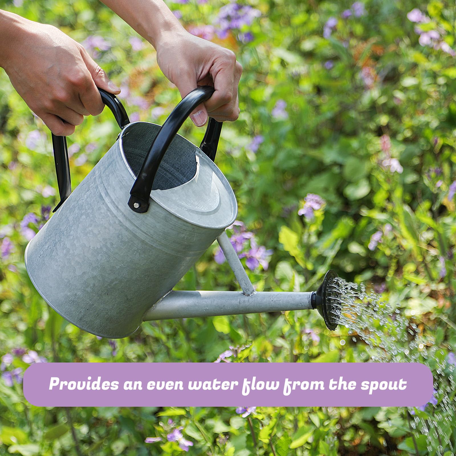 Stdemarzo watering can in use nurturing potted plants with controlled flow