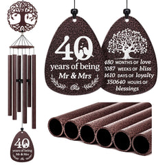 SteadStyle front view of wind chime showing design and elegant finish for lasting display