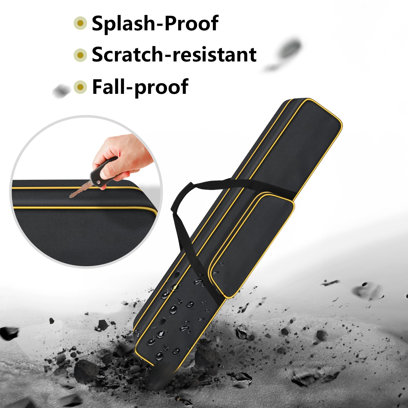 Steadtep front pocket open storing batteries and small tools neatly