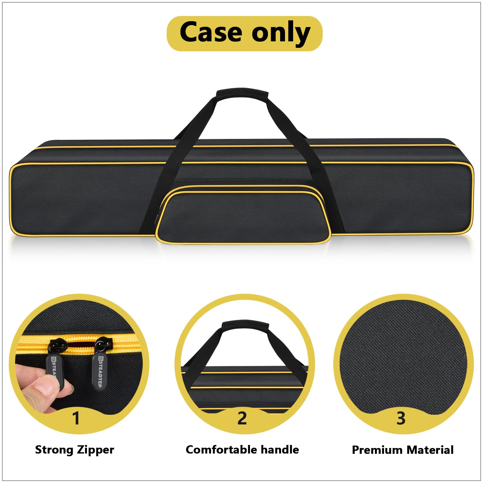 Steadtep interior padding protecting pole saw with cushioned lining
