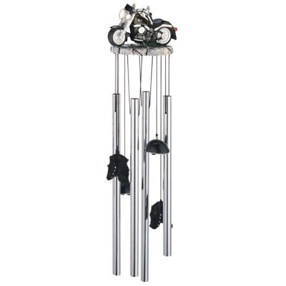 StealStreet motorcycle wind chime front view showing detailed sculpting and decorative appeal