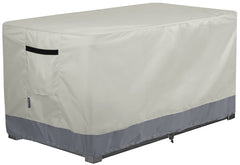 STEECA front view cover on deck box showing full protection benefit