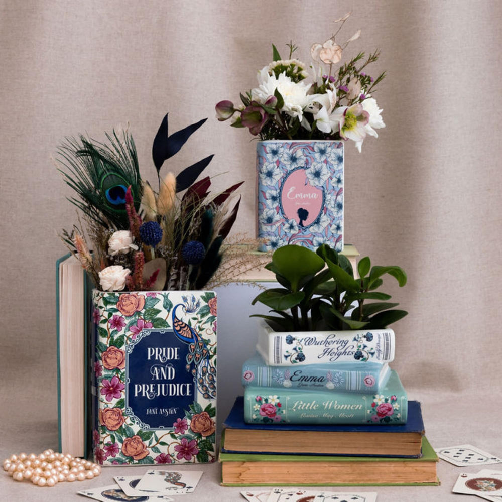 STEEL MILL AND CO. styled on bookshelf adding literary decor and organizational benefit