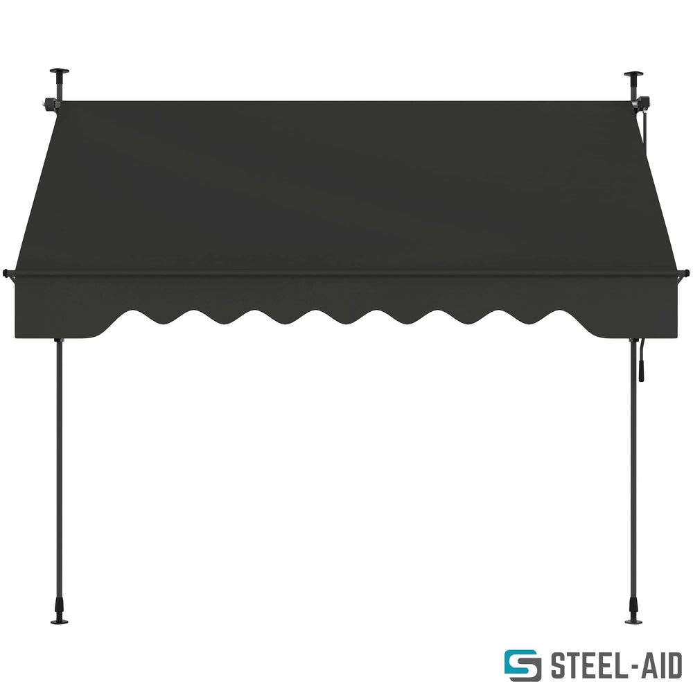 STEELAID close-up of 100% polyester fabric texture for UV protection