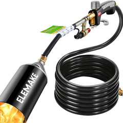 STEINBRÜCKE front view of propane torch package showing model and safety labels