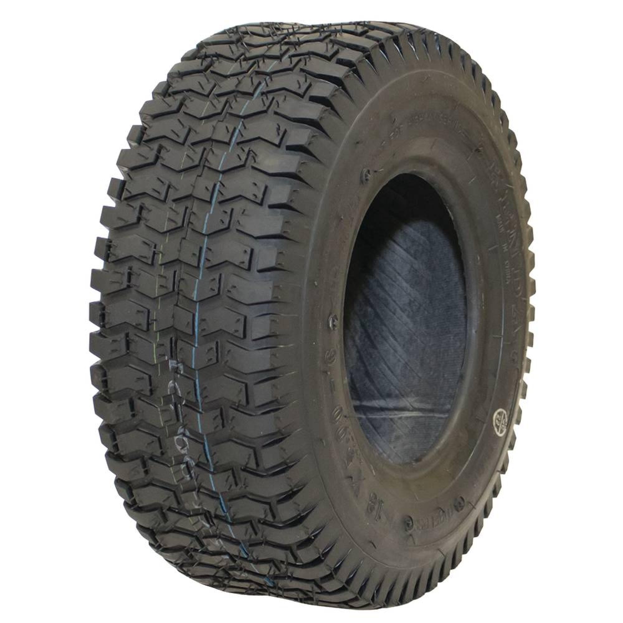 Stens front profile of tire showing tread and shape with durable performance