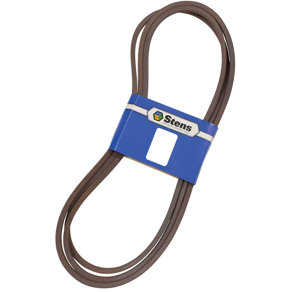 Coiled Stens 265-164 belt showing full 199-inch length for correct deck fit