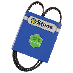 Stens belt front packaging showing model number and fit benefits