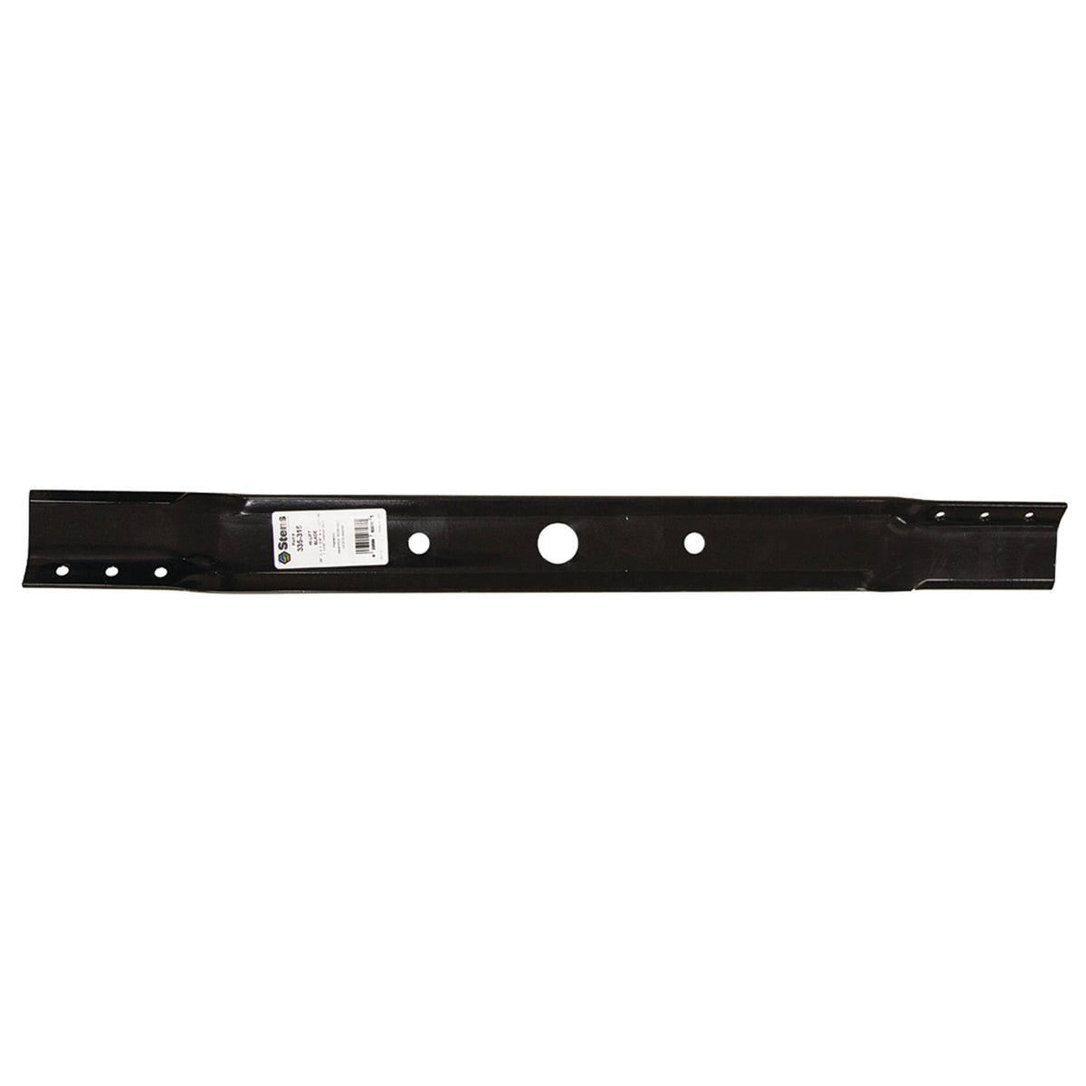 Stens blade front view showing 28 inch cutting length and clean edges for precise cuts
