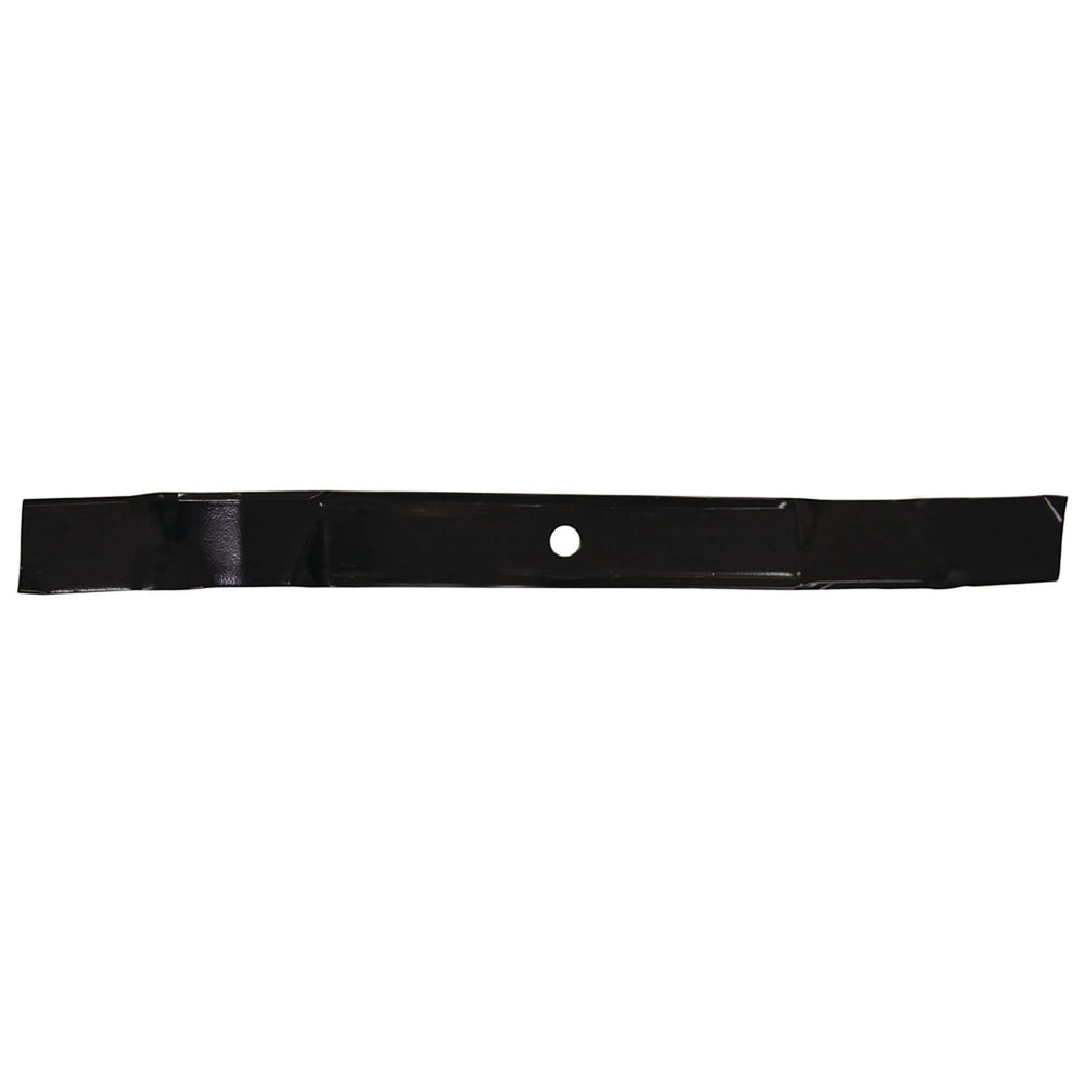 Stens blade close-up edge showing sharpness and durable finish benefit