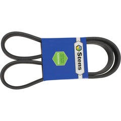 Stens belt banded edge close-up showing reinforced construction benefits