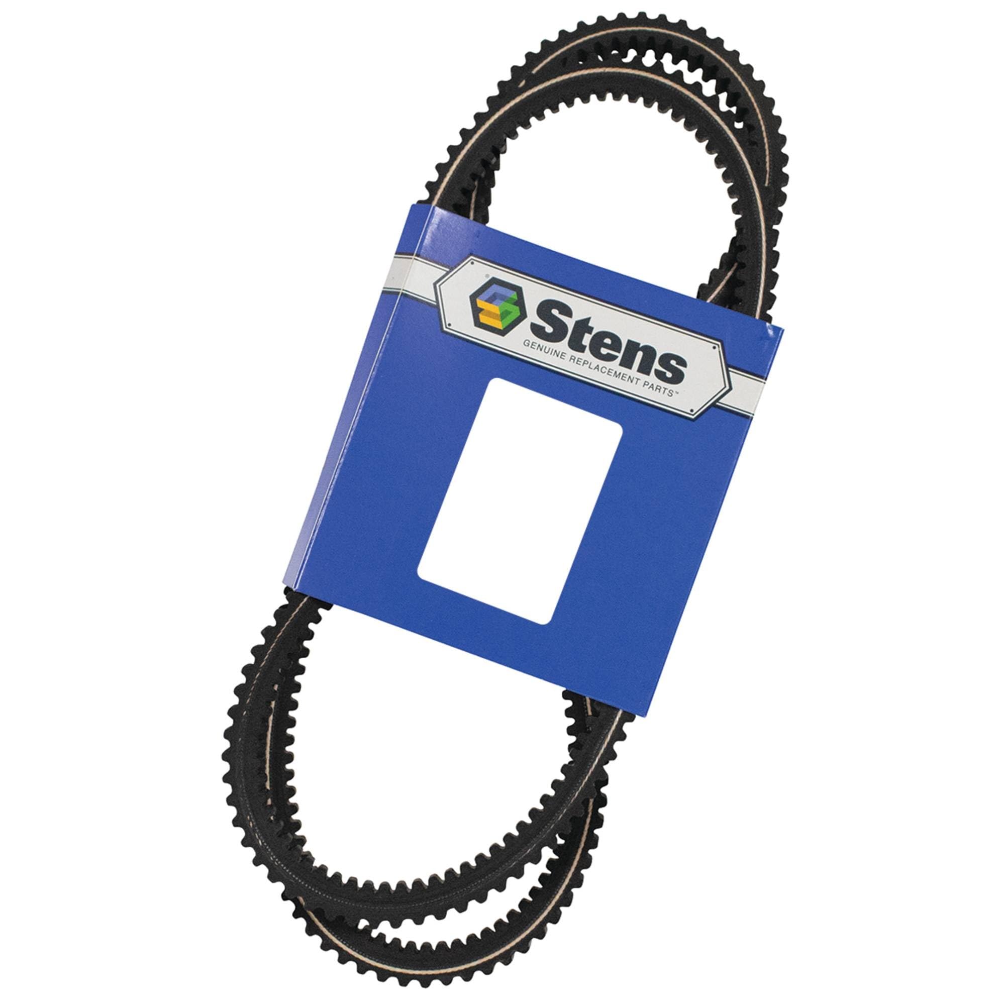 Stens cogged belt close-up showing teeth for improved pulley engagement