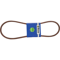 Close-up of Stens belt covered cross-section showing durable cover and cord protection