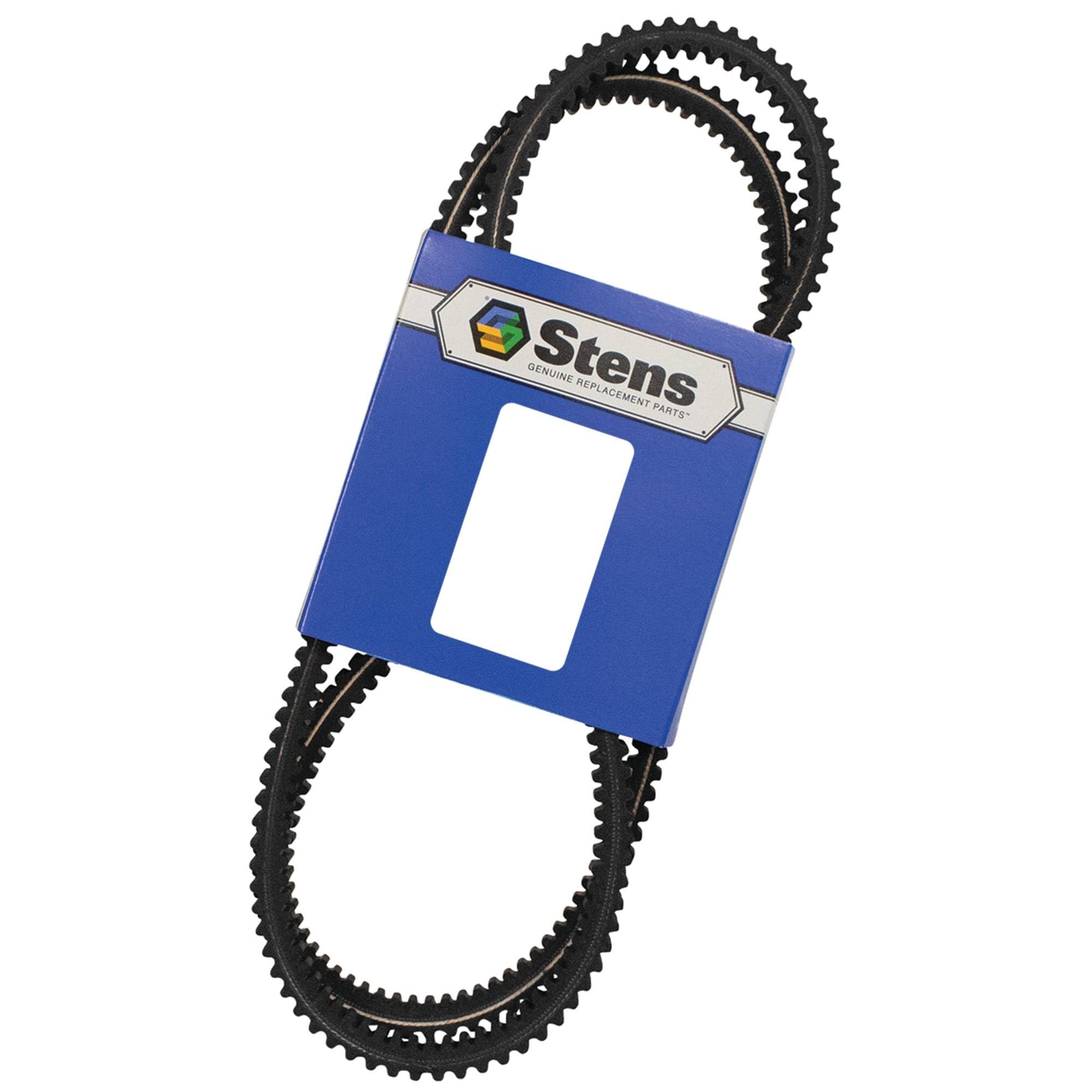 Stens belt flat lay full length showing exact 66 1/2 inch size for fit