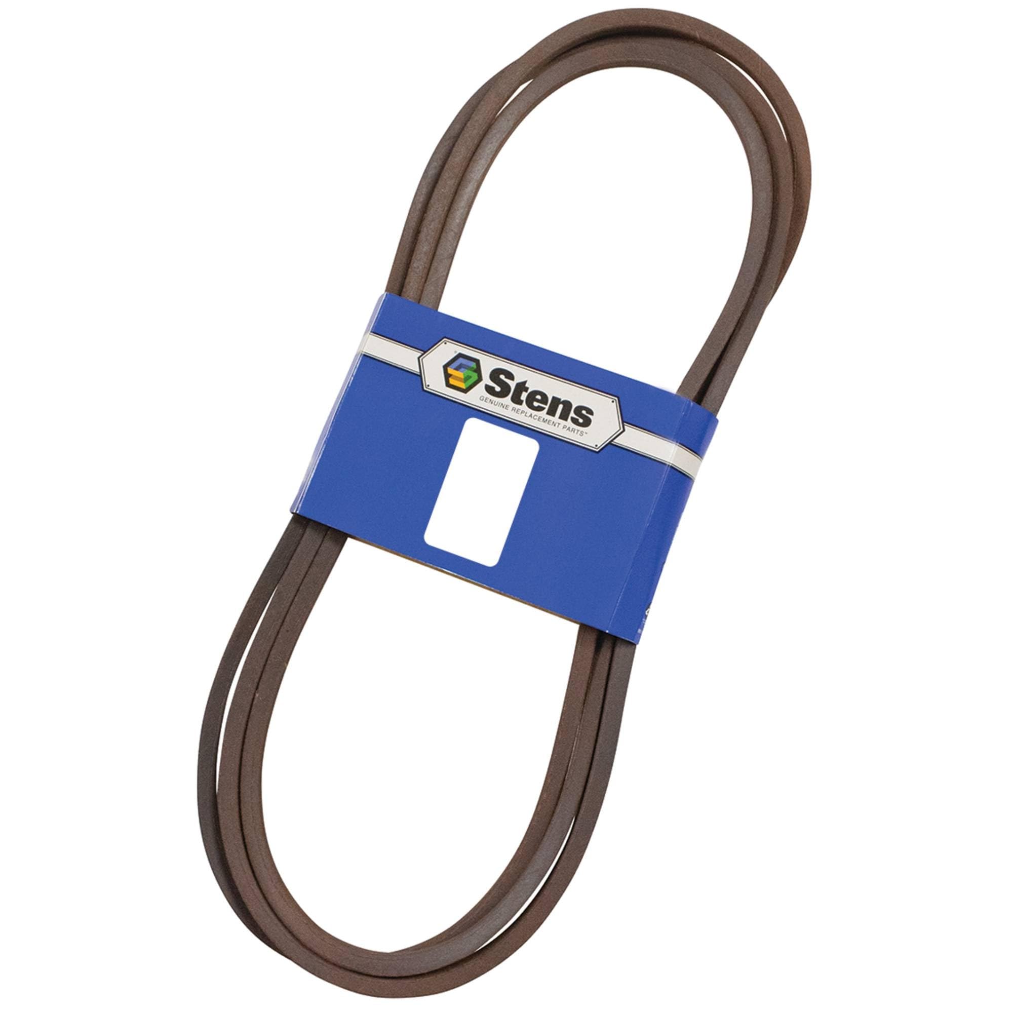 Stens replacement belt laid out full length to confirm 168 inch size