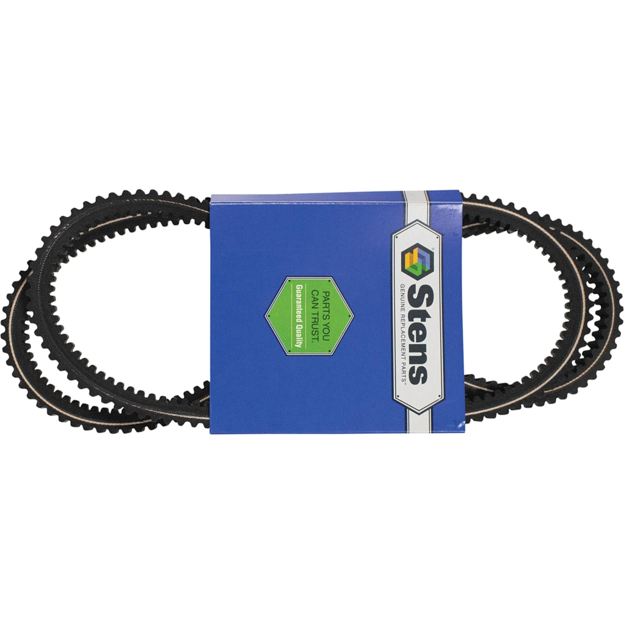 Stens belt laid flat showing full 64.5 inch length for correct fit