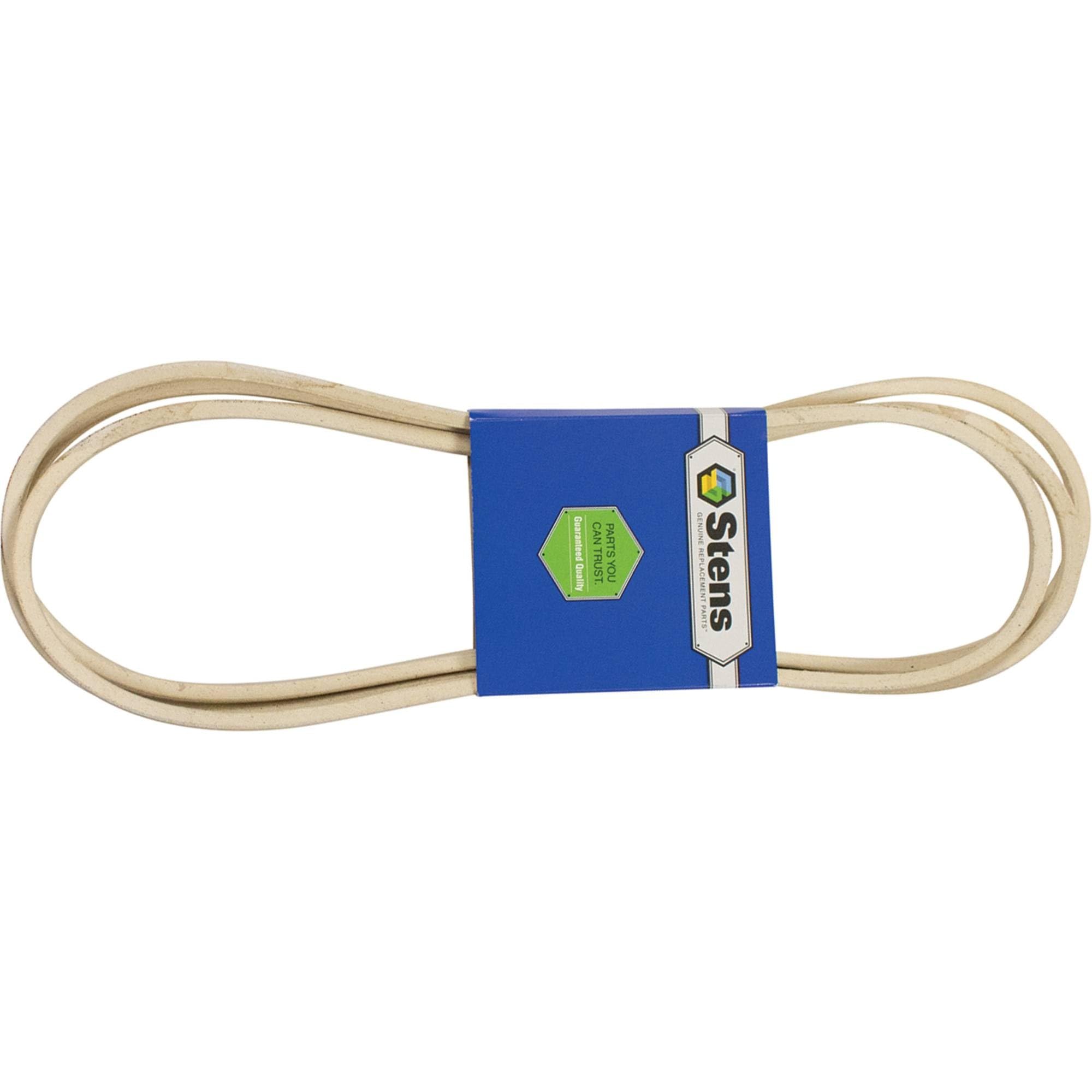 Stens belt close-up of rib and 1/2-inch width for reliable grip