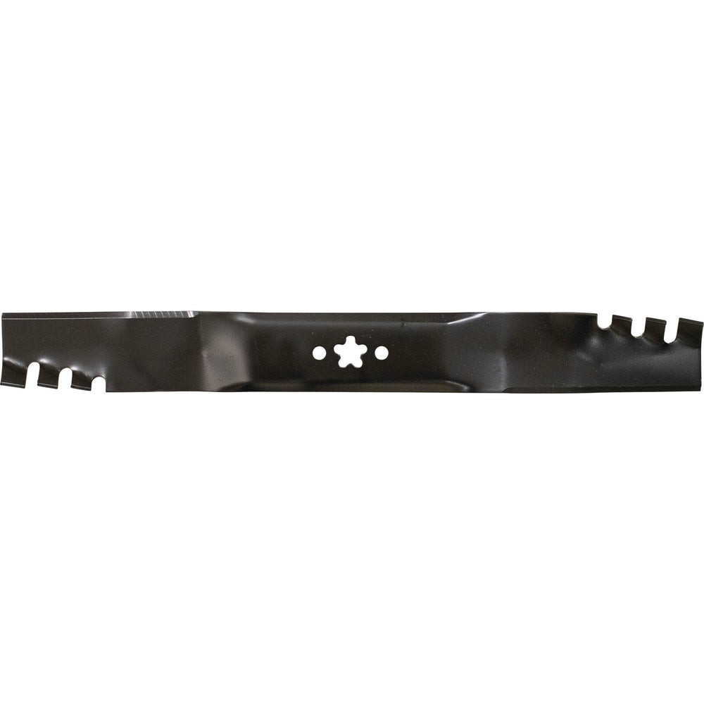 Stens center hole closeup showing five-point star mount for secure fit