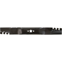 Stens center hole closeup showing five-point star mount for secure fit