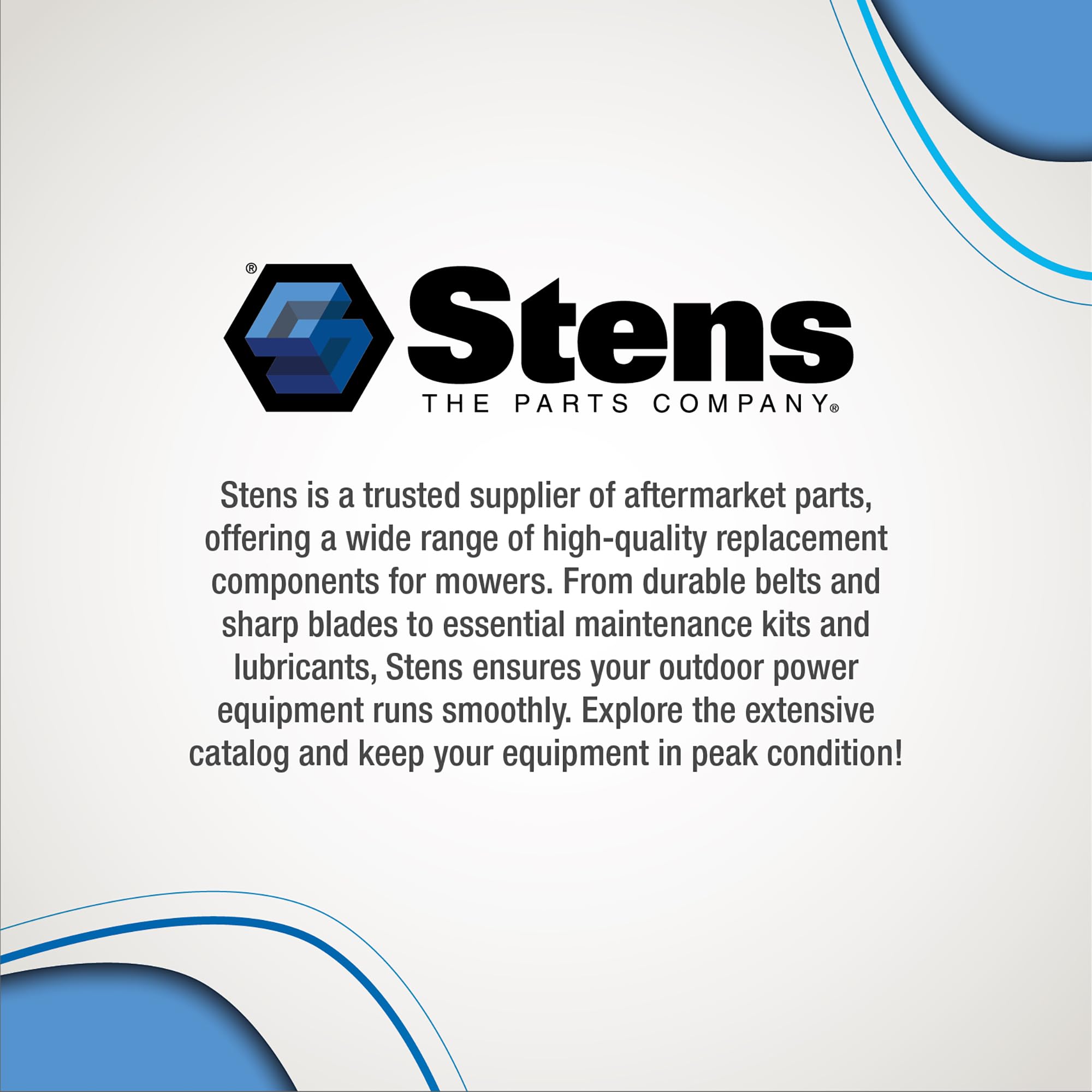 Stens Kenda tire mounted on mower showing scale and improved lawn handling