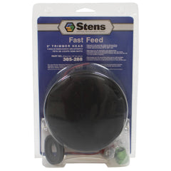 Stens Speed Feed 450 spool close-up displaying line capacity and easy loading