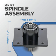 Stens spindle threaded stud detail showing 3/4"-16 thread for secure fastening benefit