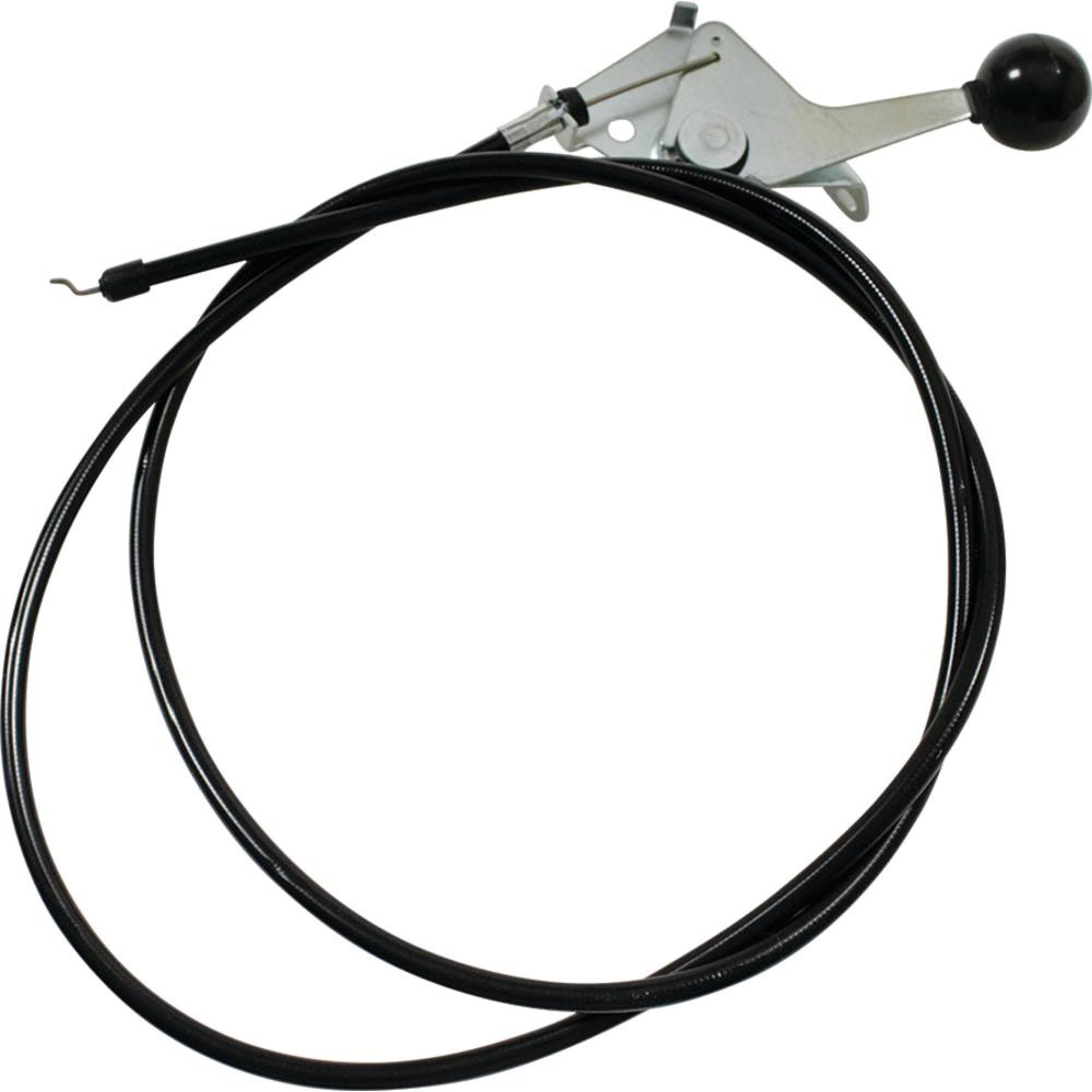 Stens throttle cable front view showing full length and fitment benefit