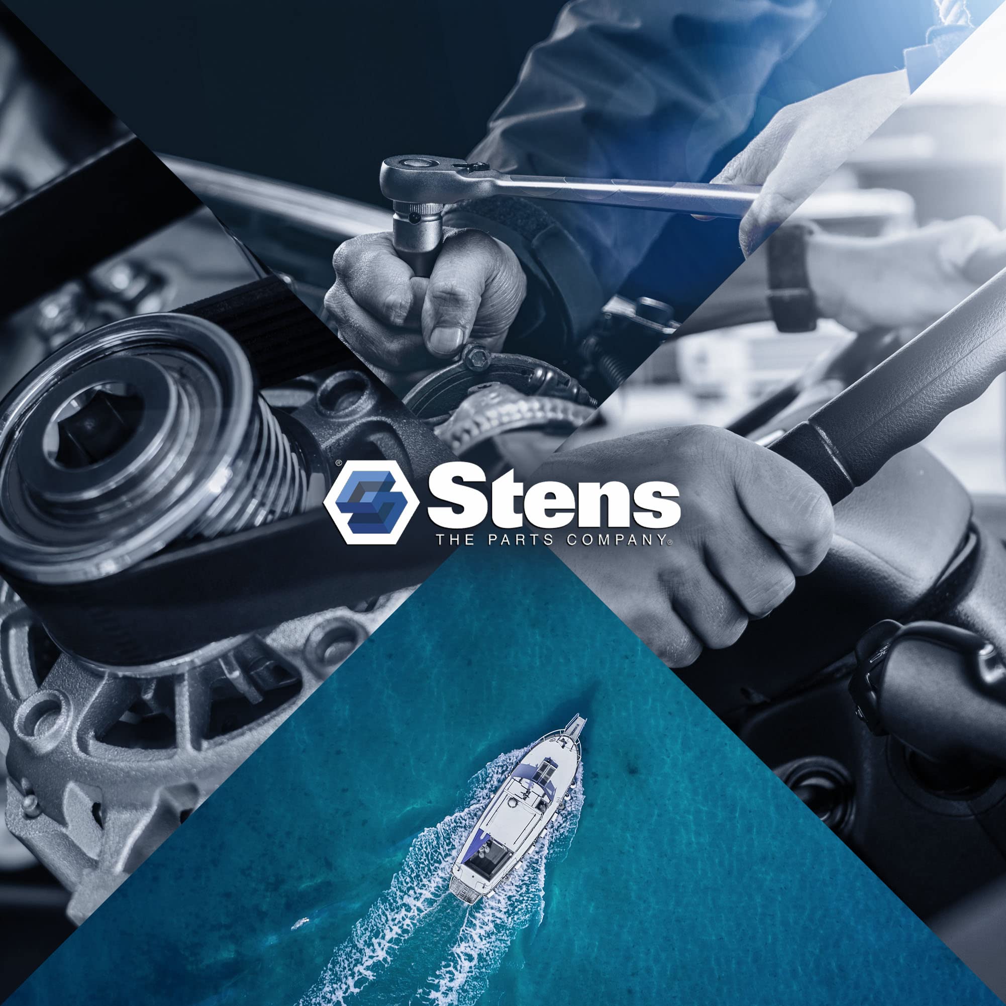 Stens idler next to coin for scale showing compact size and correct OEM fit benefit