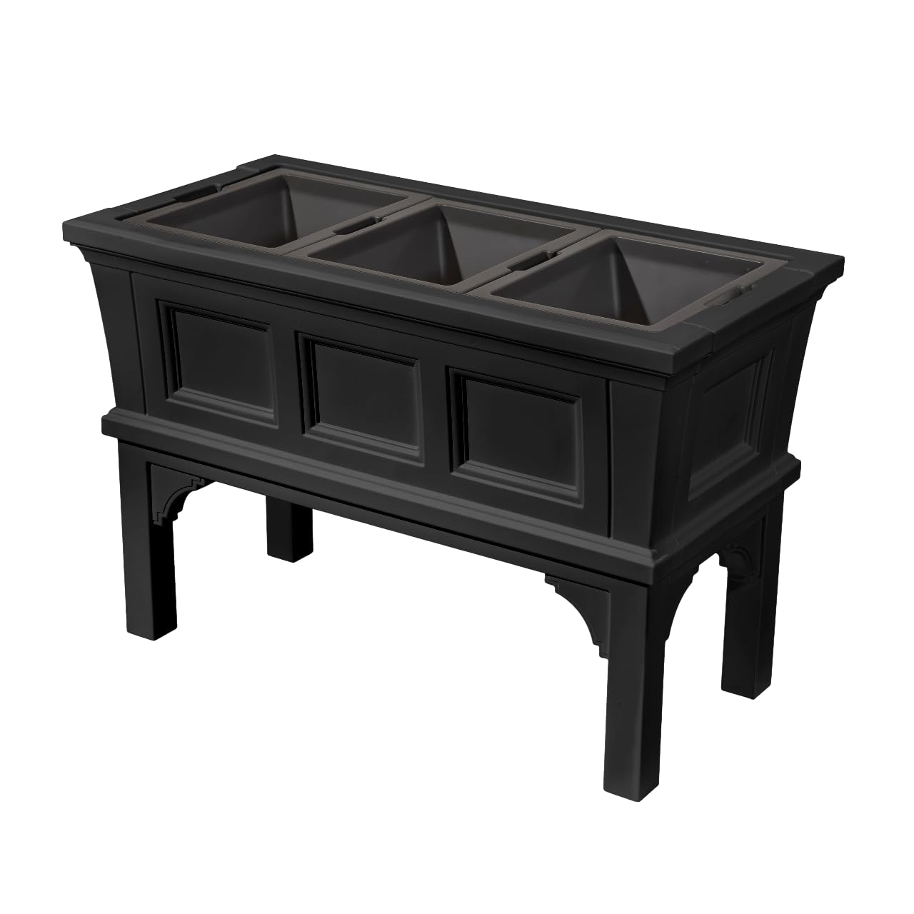 Step2 Atherton front view in onyx black showing clean lines and curb appeal
