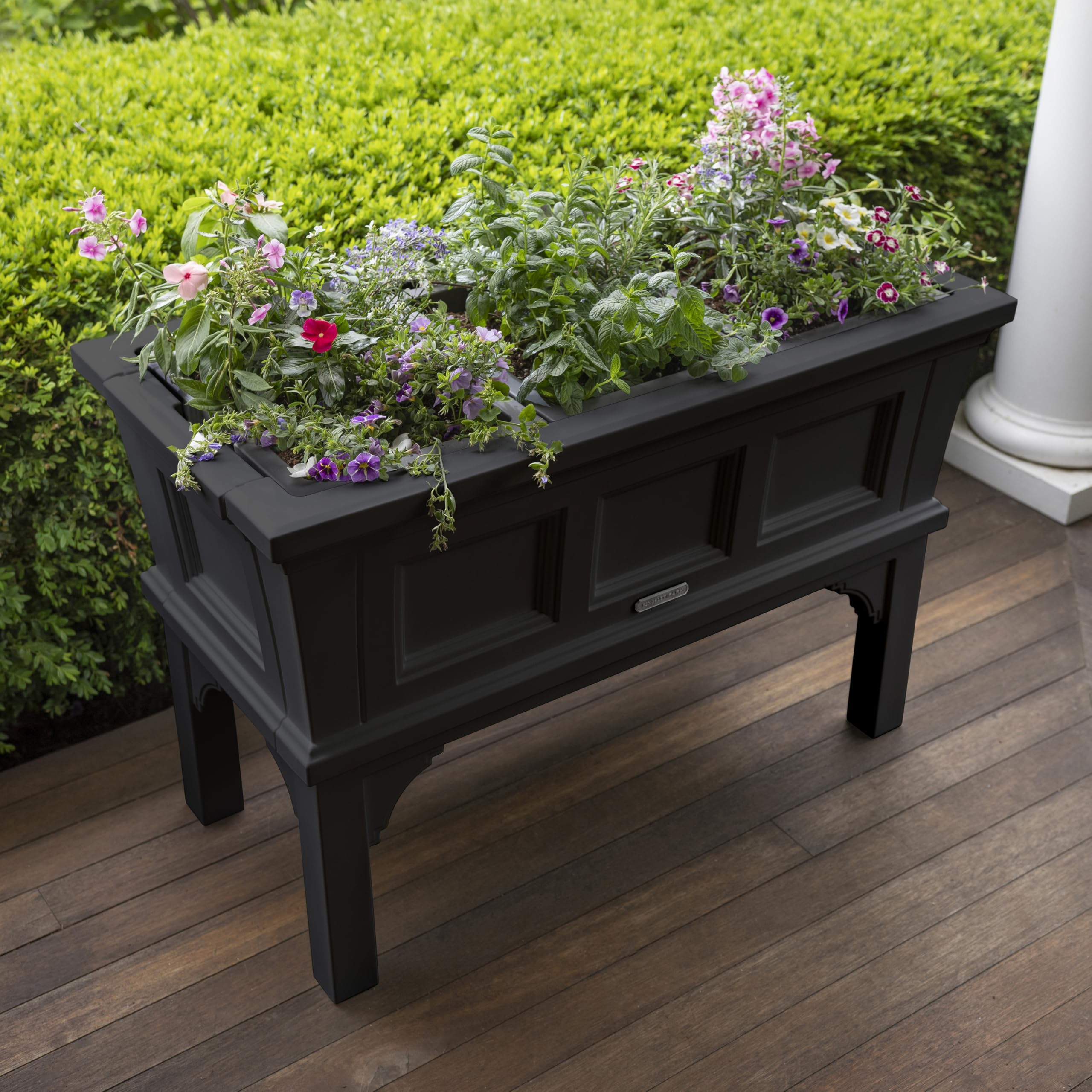 Step2 Atherton on porch to show size and elevated gardening convenience