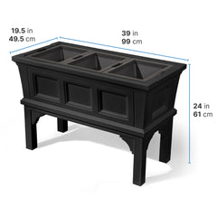 Step2 Atherton three removable trays with soil showing easy planting benefit