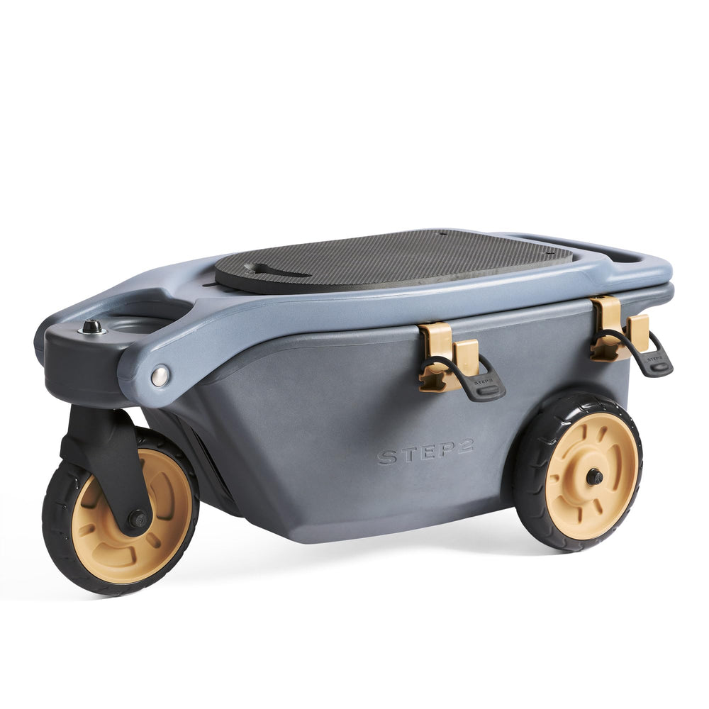 Step2 front profile showing cart mobility and stable hauling benefit