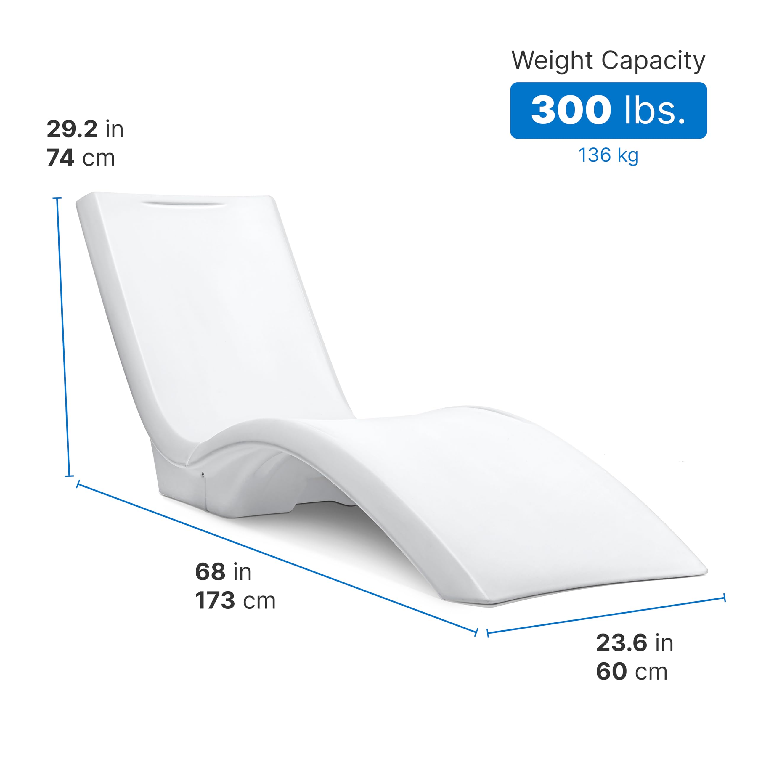 Step2 Flip Seat hooked on pool edge for anti-slip stability during use
