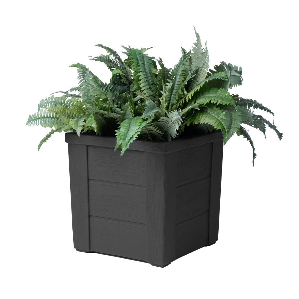 Step2 planter on balcony lifestyle scene showing aesthetic upgrade and urban gardening benefit