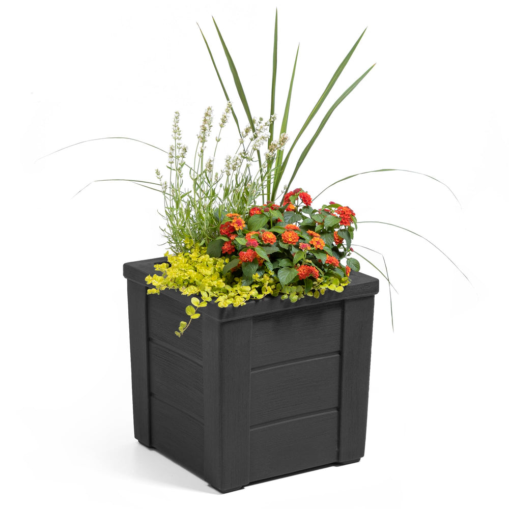 Step2 two planters together demonstrating coordinated styling and versatile arrangement benefit