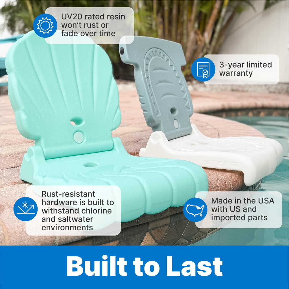 Step2 close-up of contoured back support providing ergonomic comfort