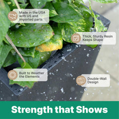 Step2 Tremont drainage ports close-up showing root health advantage