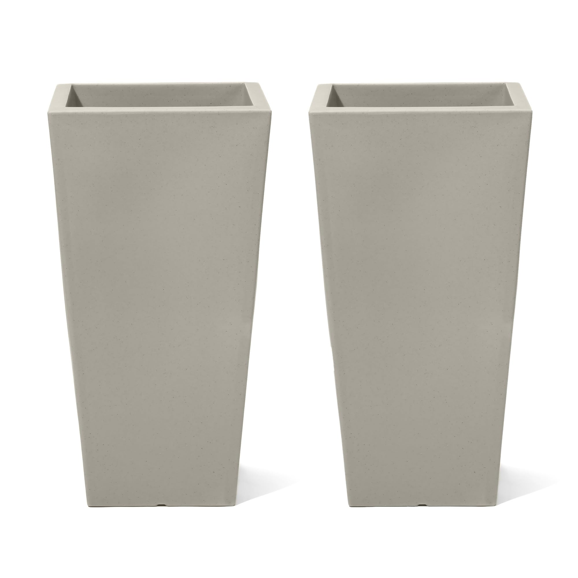 Step2 Tremont front view of both planters showing modern entrance appeal