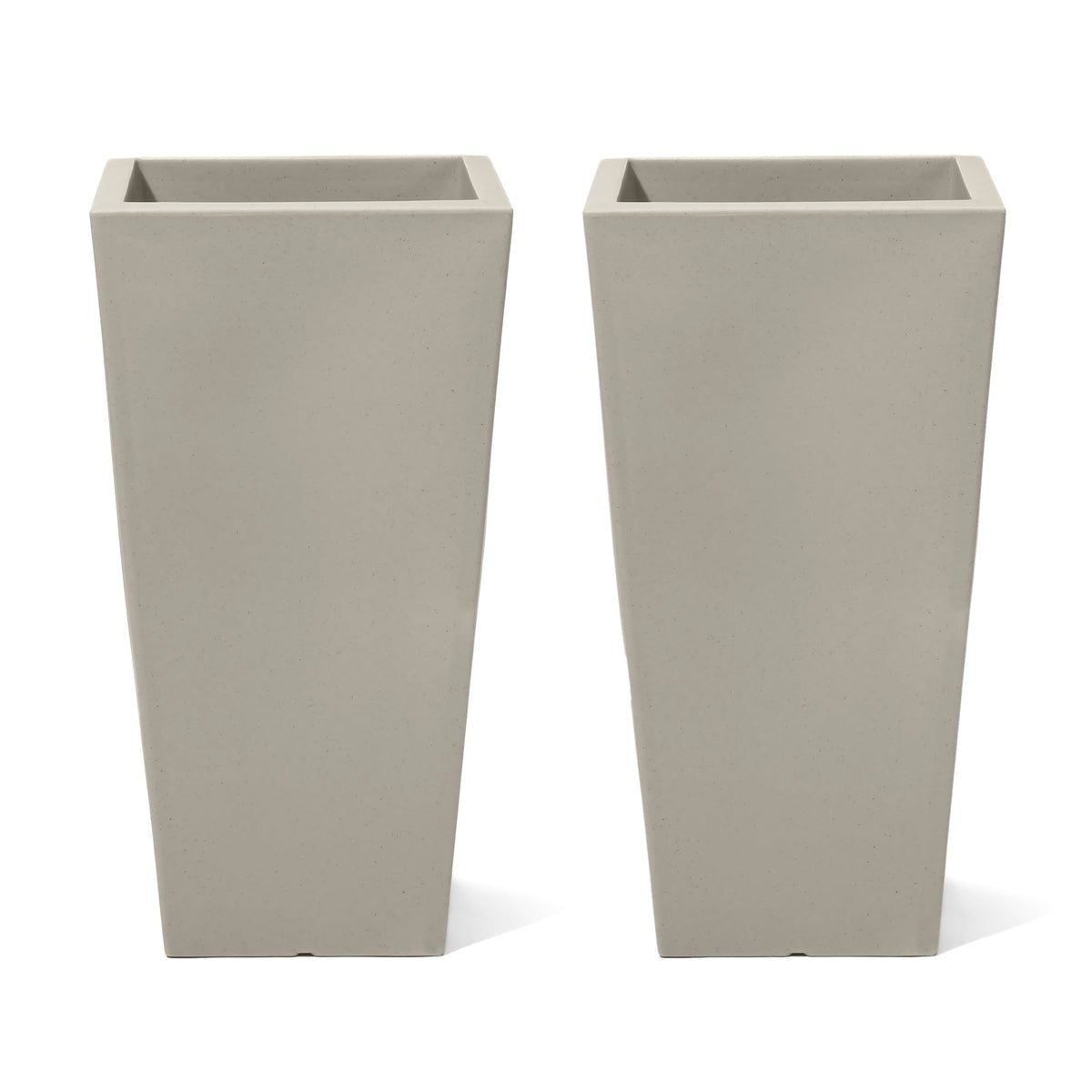 Step2 Tremont front view of both planters showing modern entrance appeal