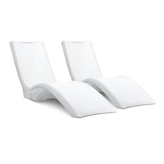 Step2 front angle of lounger showing ergonomic shape and easy access