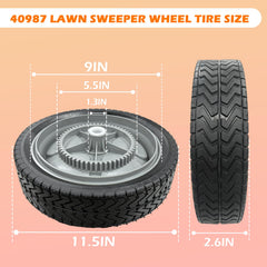Sthovd closeup of deep tread delivering improved grip on damp grass