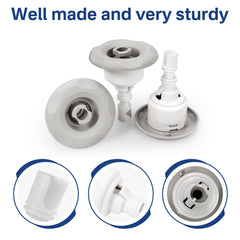 Sthovd jet next to ruler showing 3-inch size for easy compatibility benefit