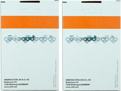 stihl close-up of drive links showing precision fit for stable bar tracking