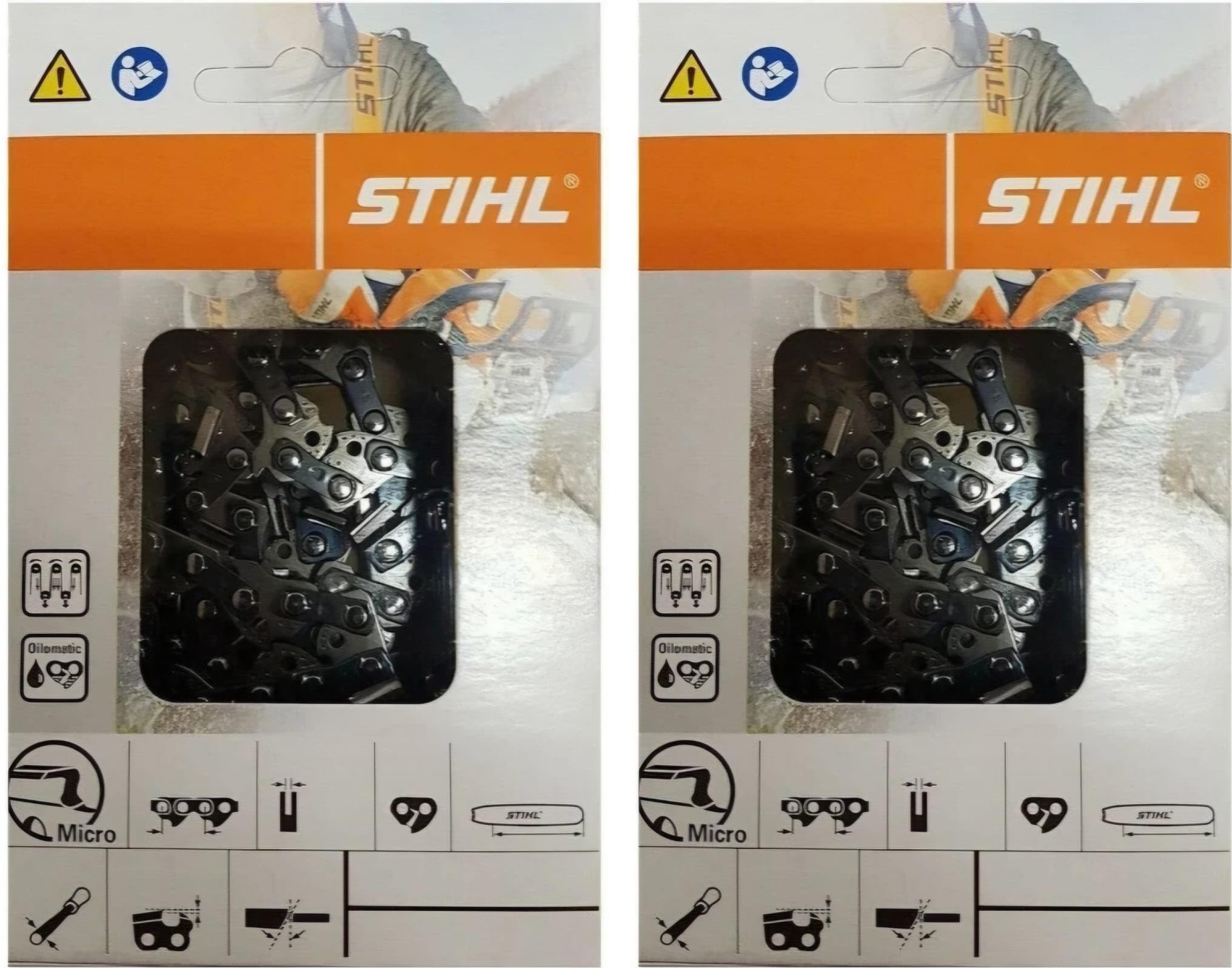 stihl front view of packaged 26RM3-81 two-pack showing product ID and convenience