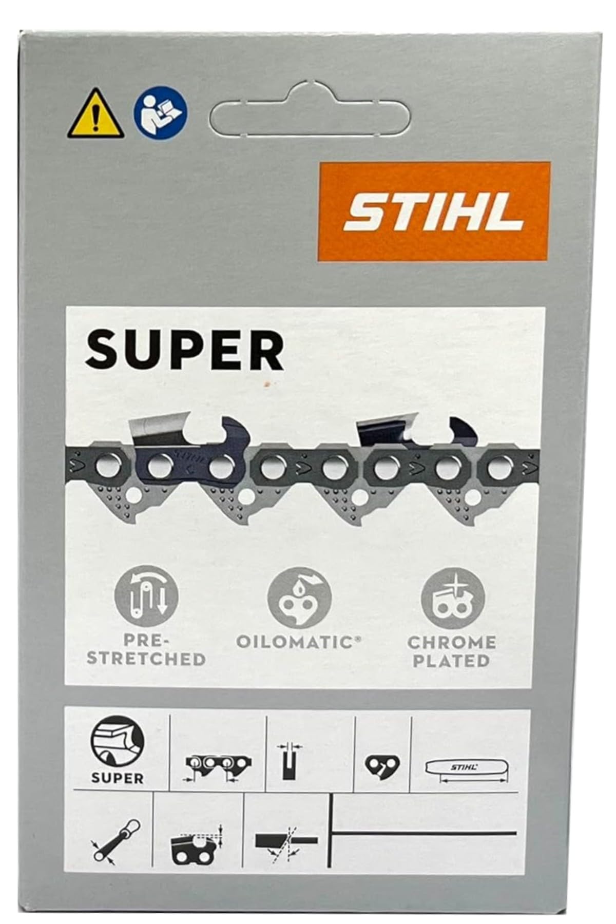 Stihl 26RS 74 front packaging showing model and fit information for quick identification and confidence