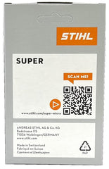 Stihl chain mounted on an 18-inch bar illustrating correct fit and smooth tooth alignment for safer cutting