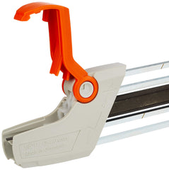 Stihl close-up of the Ø 4 mm round file seated in holder for precise filing benefit