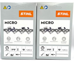 Stihl 16-inch 61PMM355 pack of two showing front packaging and clear part labeling benefit quick identification